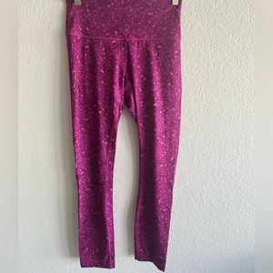 Lululemon Pink Printed Leggings | Size 6 | GUC